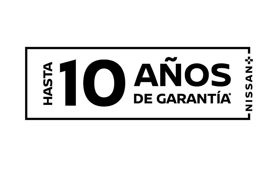 Logo Nissan Garantia 10 años