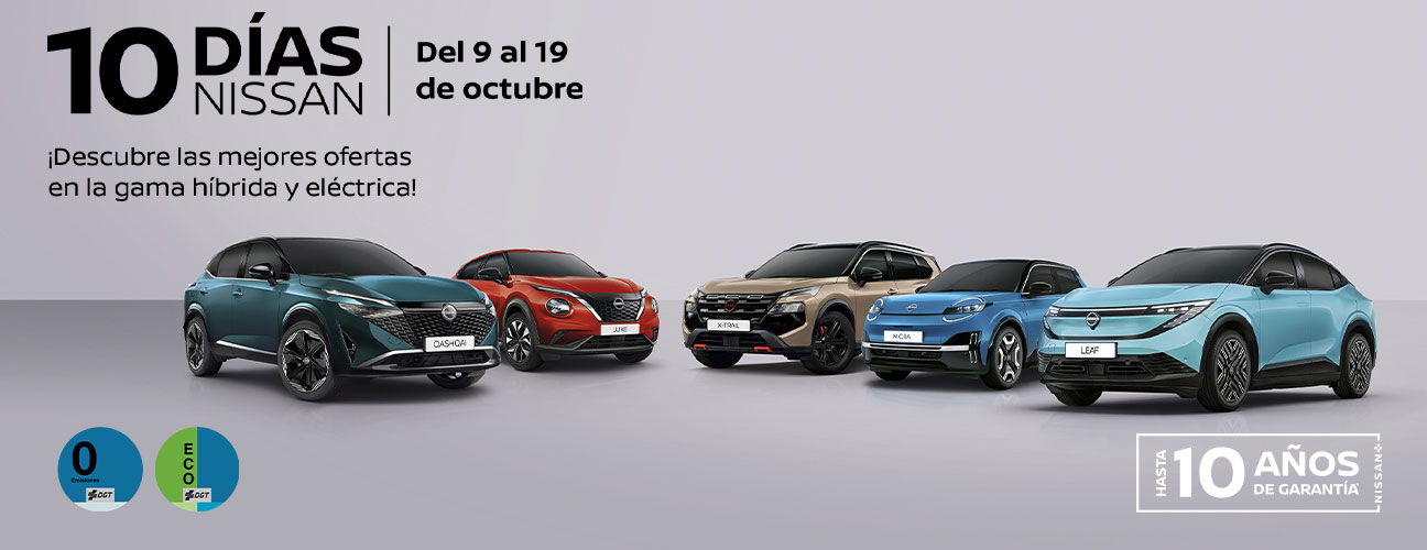 Campaña táctica 10 días Nissan octubre 2026